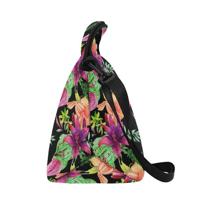 Amaryllis Pattern Print Design AL09 Neoprene Lunch Bag-JorJune
