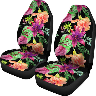 Amaryllis Pattern Print Design AL09 Universal Fit Car Seat Covers