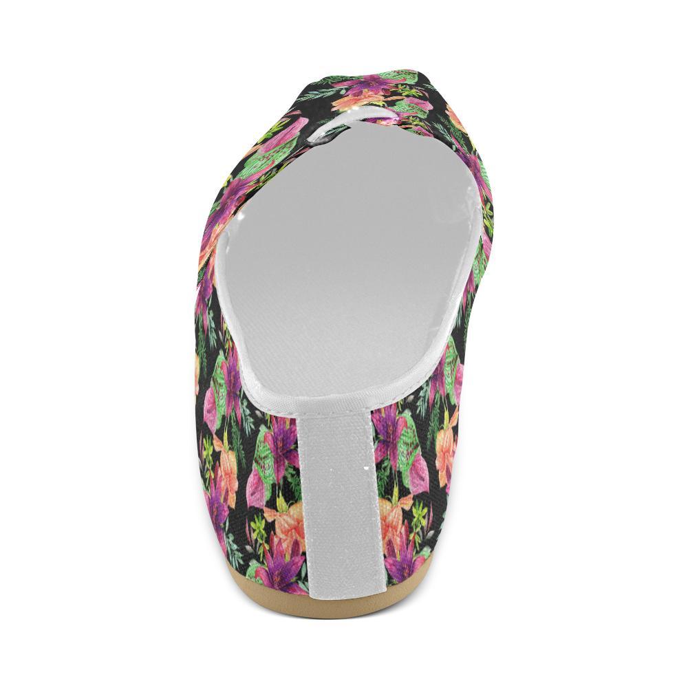 Amaryllis Pattern Print Design AL09 Women Casual Shoes-JorJune.com