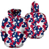 American flag Camo Camouflage Print All Over Print Hoodie