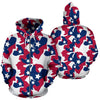 American flag Camo Camouflage Print All Over Zip Up Hoodie