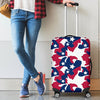American flag Camo Camouflage Print Luggage Cover Protector