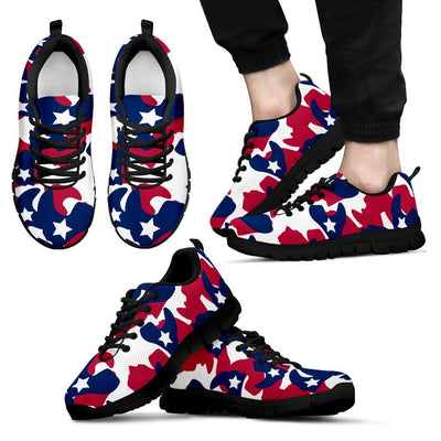 American flag Camo Camouflage Print Men Sneakers