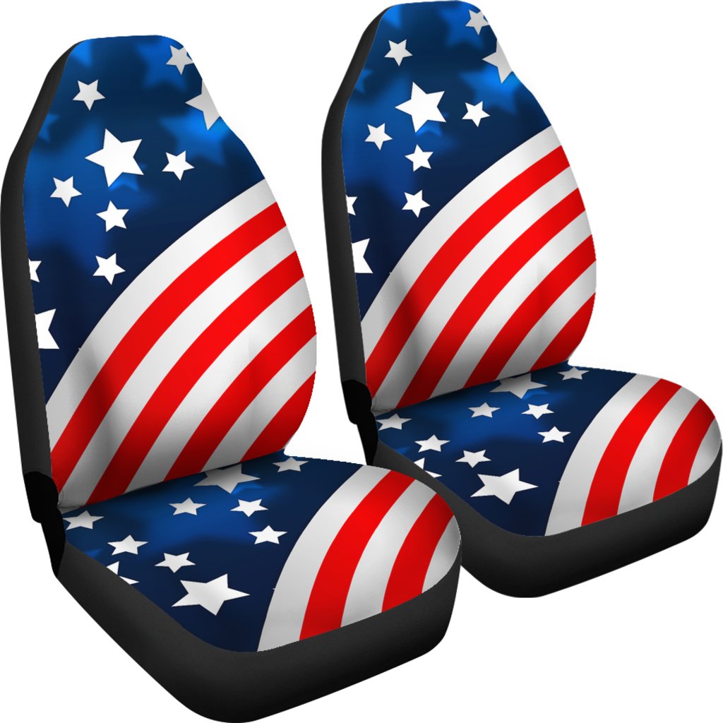 American Flag Style Universal Fit Car Seat Covers