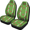 American Football On Field Themed Print Universal Fit Car Seat Covers