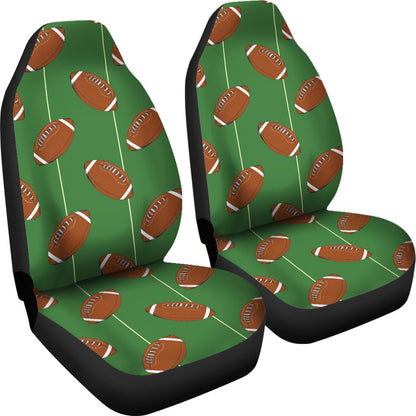 American Football On Field Themed Universal Fit Car Seat Covers