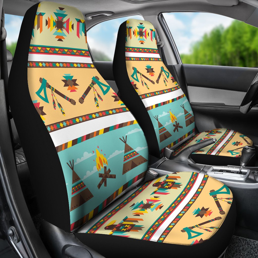 American indian Life Pattern Universal Fit Car Seat Covers