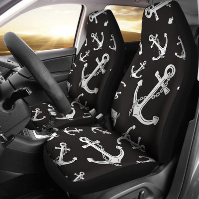 Anchor Black White Universal Fit Car Seat Covers