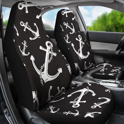 Anchor Black White Universal Fit Car Seat Covers