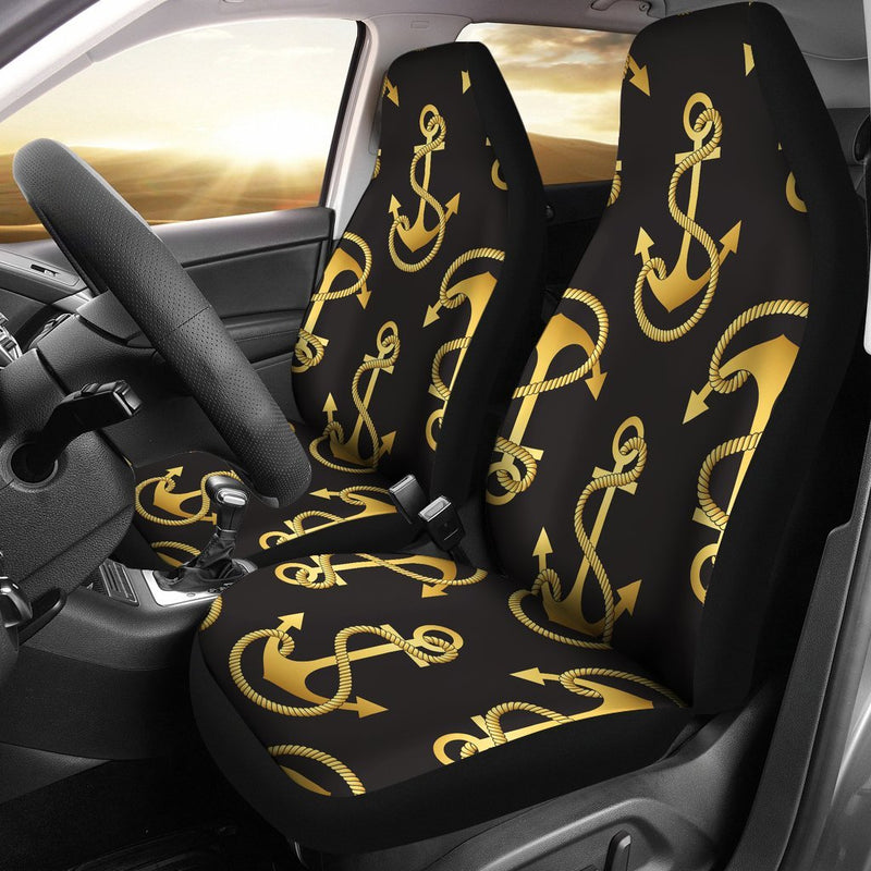 Anchor Gold Pattern Universal Fit Car Seat Covers