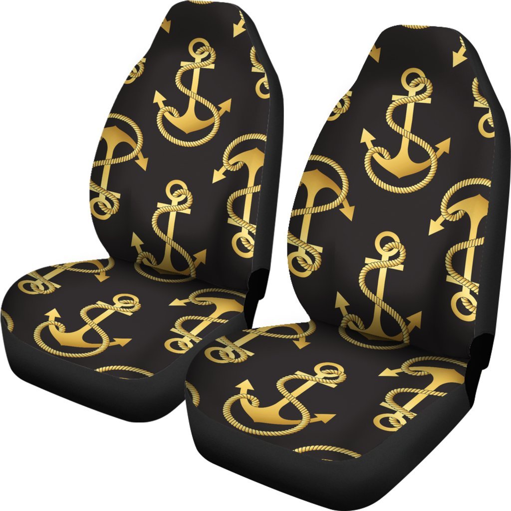 Anchor Gold Pattern Universal Fit Car Seat Covers