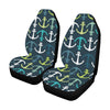 Anchor Pattern Print Design 03 Car Seat Covers (Set of 2)-JORJUNE.COM