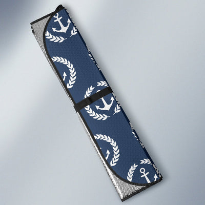 Anchor Pattern Print Design 04 Car Sun Shade-JORJUNE.COM