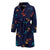 Anchor Pattern Print Design 05 Men Bathrobe-JORJUNE.COM