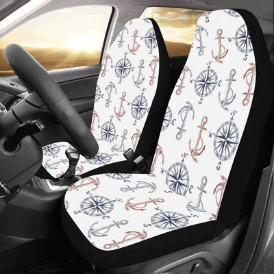 Anchor Pattern Print Design 06 Car Seat Covers (Set of 2)-JORJUNE.COM