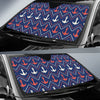 Anchor Pattern Print Design 07 Car Sun Shade-JORJUNE.COM