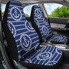 Anchor Stripe Pattern Universal Fit Car Seat Covers