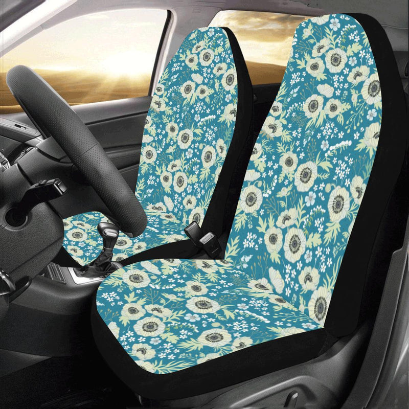 Anemone Pattern Print Design 01 Car Seat Covers (Set of 2)-JORJUNE.COM