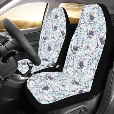 Anemone Pattern Print Design 02 Car Seat Covers (Set of 2)-JORJUNE.COM