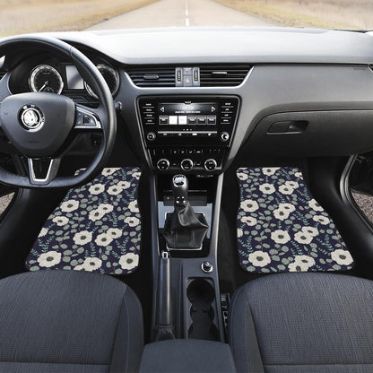 Anemone Pattern Print Design AM01 Car Floor Mats-JorJune