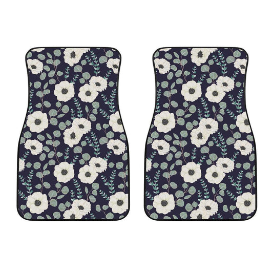 Anemone Pattern Print Design AM01 Car Floor Mats-JorJune