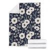 Anemone Pattern Print Design AM01 Fleece Blankete