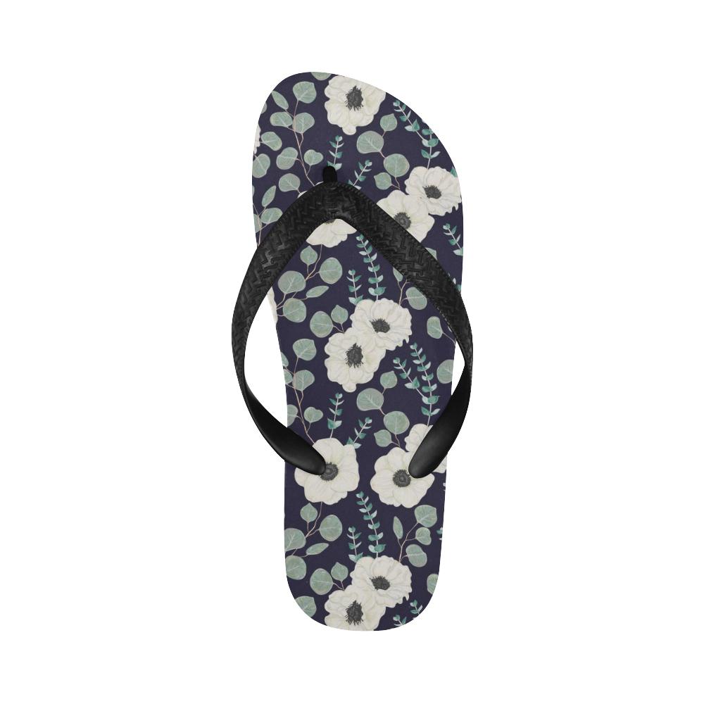 Anemone Pattern Print Design AM01 Flip Flops-JorJune