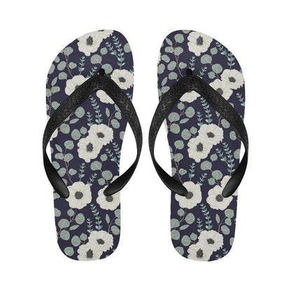 Anemone Pattern Print Design AM01 Flip Flops-JorJune