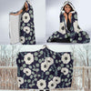 Anemone Pattern Print Design AM01 Hooded Blanket-JORJUNE.COM