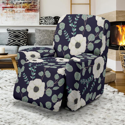 Anemone Pattern Print Design AM01 Recliner Slipcover-JORJUNE.COM