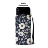 Anemone Pattern Print Design AM01 Wallet Phone Case