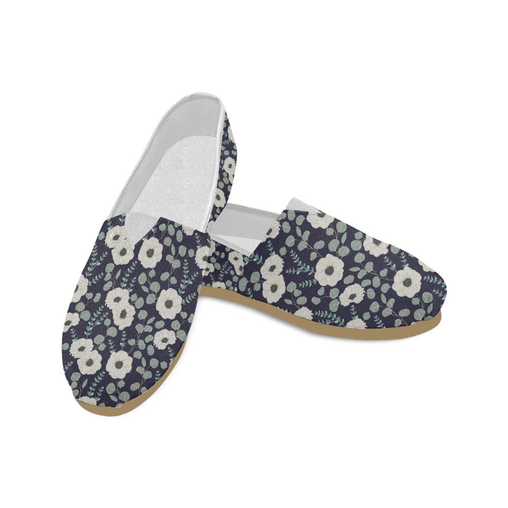 Anemone Pattern Print Design AM01 Women Casual Shoes-JorJune.com