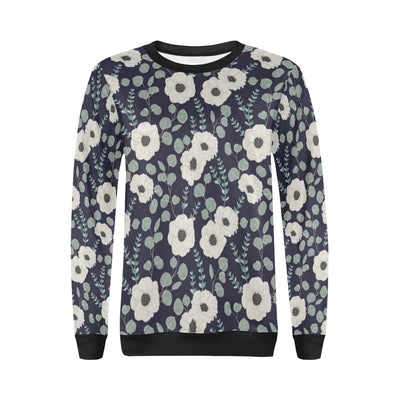 Anemone Pattern Print Design AM01 Women Long Sleeve Sweatshirt-JorJune