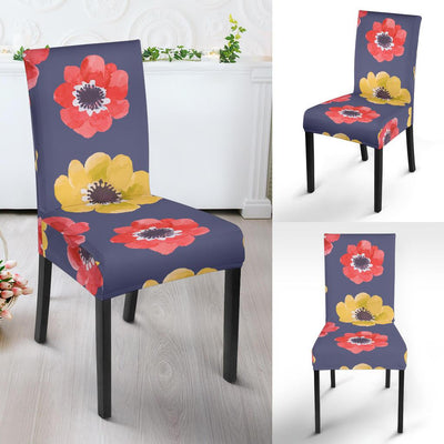 Anemone Pattern Print Design AM010 Dining Chair Slipcover-JORJUNE.COM