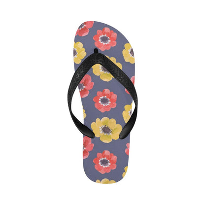 Anemone Pattern Print Design AM010 Flip Flops-JorJune