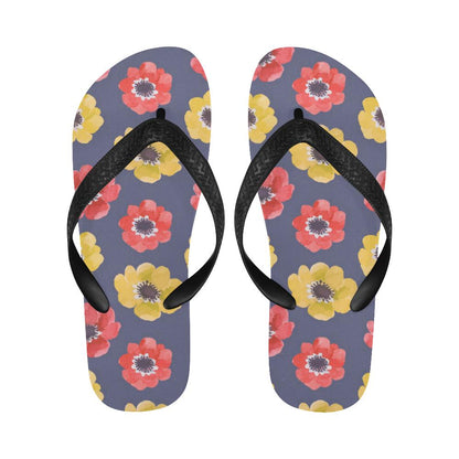 Anemone Pattern Print Design AM010 Flip Flops-JorJune