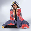 Anemone Pattern Print Design AM010 Hooded Blanket-JORJUNE.COM