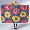 Anemone Pattern Print Design AM010 Hooded Blanket-JORJUNE.COM