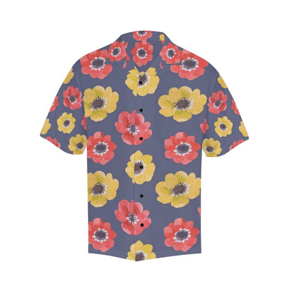 Anemone Pattern Print Design AM010 Men Hawaiian Shirt-JorJune
