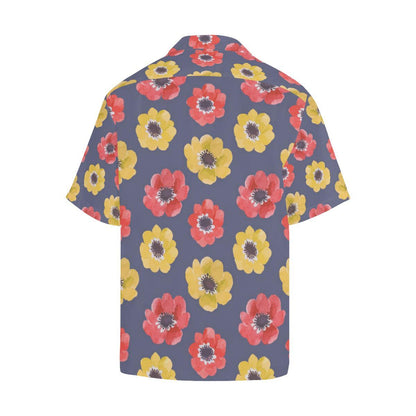 Anemone Pattern Print Design AM010 Men Hawaiian Shirt-JorJune