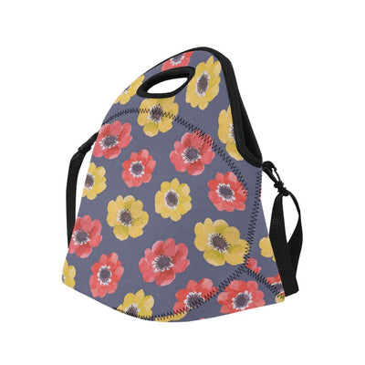 Anemone Pattern Print Design AM010 Neoprene Lunch Bag-JorJune