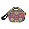 Anemone Pattern Print Design AM010 Neoprene Lunch Bag-JorJune