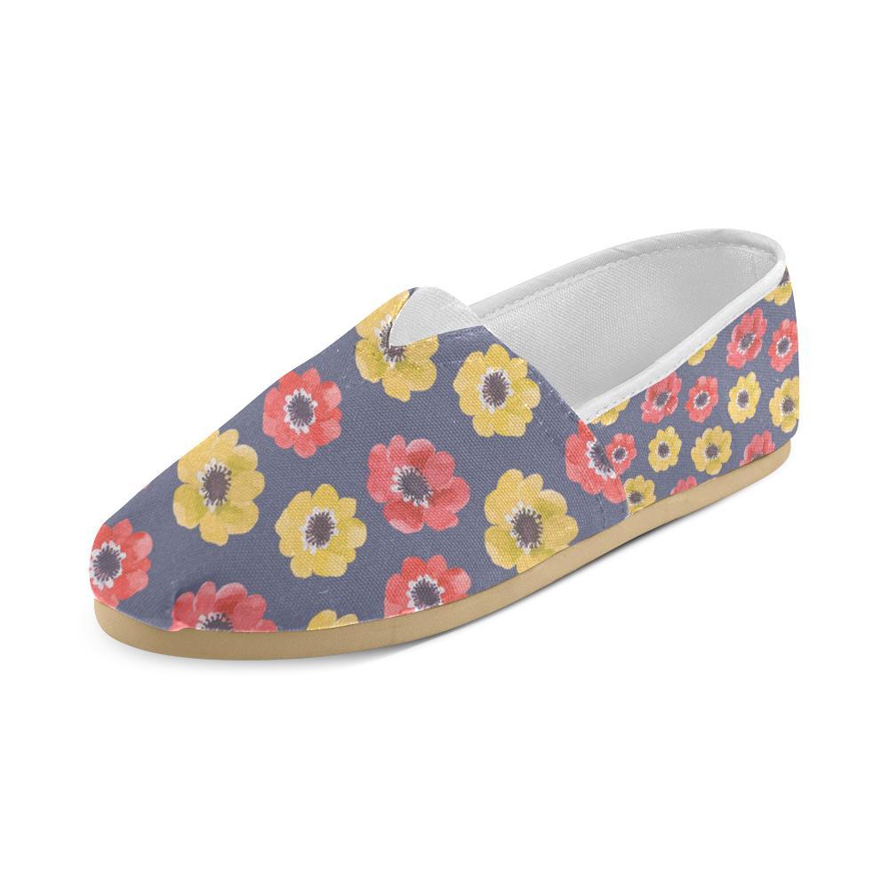 Anemone Pattern Print Design AM010 Women Casual Shoes-JorJune.com