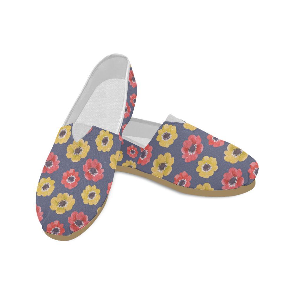 Anemone Pattern Print Design AM010 Women Casual Shoes-JorJune.com