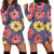 Anemone Pattern Print Design AM010 Women Hoodie Dress