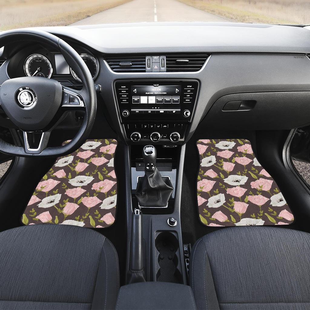 Anemone Pattern Print Design AM011 Car Floor Mats-JorJune