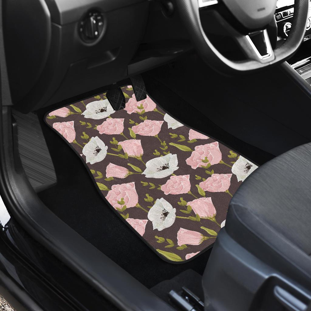 Anemone Pattern Print Design AM011 Car Floor Mats-JorJune