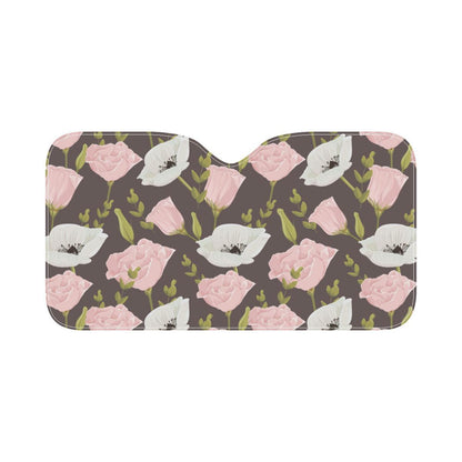 Anemone Pattern Print Design AM011 Car Sun Shade-JorJune