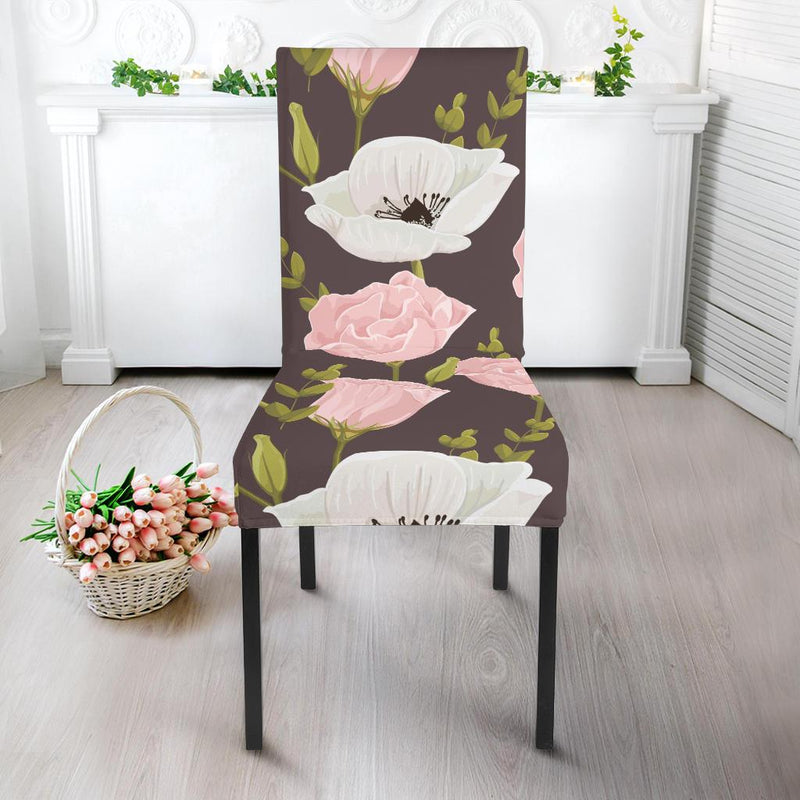 Anemone Pattern Print Design AM011 Dining Chair Slipcover-JORJUNE.COM