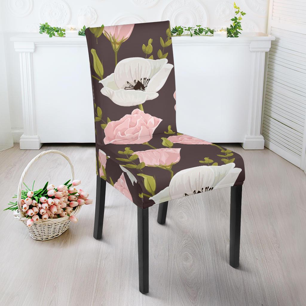 Anemone Pattern Print Design AM011 Dining Chair Slipcover-JORJUNE.COM